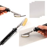 Rosfix Set Spajkalno Železo Za Izravnavo Plastike In 3 Mreže 20x15 cm – Visoka Kakovost, Nerjaveče Jeklo | 230 mm, Grot 50x24 mm, Kabel 110 cm, (5000356668) Cene