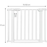 Kinderkraft ZAŠTITNA OGRADICA LOCK&GO WHITE | ePonuda.com