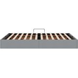  Krevet s od storage Svijetlo siva 135 x 190 cm tkanina | shoptok.hr
