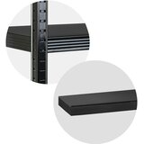  Metalni stalak za odlaganje 180 x 90 x 40 cm Humberg HR-851 crni | shoptok.hr
