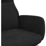  Stol za sproščanje črn žamet, (20699016) | Shoptok.si