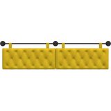  Držeće uzglavlje Zidne Žuta 210 x 55 x 7 cm Baršun - Žuta 200 cm bez LED | shoptok.hr