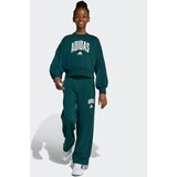Adidas Sweater majica smaragdno zelena / bijela | shoptok.hr
