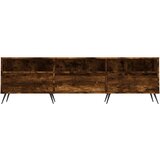 TV ormarić boja dimljenog hrasta 150x30x44,5 cm | Eponuda.com