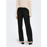 Only Black Women's Leatherette Trousers Pop Star - Ladies