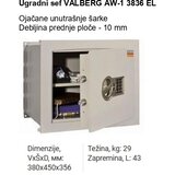 Valberg Ugradni sef AW-1 3836 EL Cene