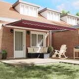 Tenda na ručno uvlačenje bordo 450 x 300 cm | Eponuda.com