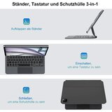 SENGBIRCH qwertz osvetljena tipkovnica s sledilno ploščico z ovitkom za ipad air 11" in ipad pro 11" odprta embalaža | Shoptok.si