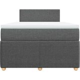  Krevet box spring s madracem tamnosivi 120 x 190 cm tkanina | shoptok.hr