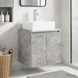  Umivaonik s policom Betonska siva 49,5 x 41 x 62,5 cm | Eponuda.ba