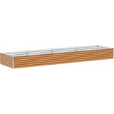  Povišena gredica - Vrtna gredica 390 x 100 x 36 cm Cinkani čelik | shoptok.hr