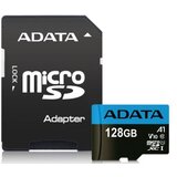 A DATA Memorijska kartica UHS-I MicroSDXC 128GB class 10 + adapter AUSDX128GUICL10A1-RA1