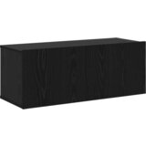  Set od 7 dijelova TV ormarića zidni crni hrast drvena ploča | shoptok.hr