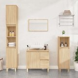  3-dijelni set kupaonskih ormarića boja hrasta sonome drveni | shoptok.hr
