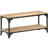vidaXL Klubska mizica 90x30x40 cm trden mangov les Cene