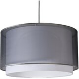 QAZQA Moderna viseča svetilka s senčnikom črno/bela 45/25 - Duo | Shoptok.si