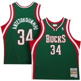 Mitchell And Ness Giannis Antetokounmpo 34 Milwaukee Bucks 2013-14 Swingman dres | Shoptok.si