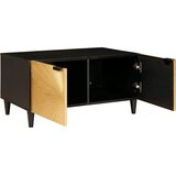  Kava Stol Crna i zlatna 80 x 50 x 40 cm Konstruirano drvo | Eponuda.ba