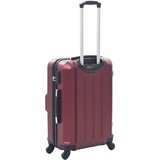  3-dijelni set čvrstih kovčega crvena boja vina ABS | shoptok.hr