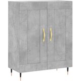  Visoka komoda siva betona 69,5x34x180 cm od konstruiranog drva | shoptok.hr