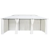 Paviljon Sjenica sa zastorima 600 x 298 x 270 cm bijela 180 g/m² Cijene