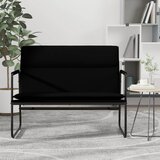  Klupa crna 100 x 64 x 80 cm od umjetne kože | shoptok.hr
