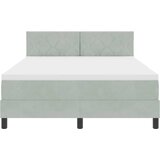  s opruga kutije Svijetlo siva 140 x 190 cm Baršun | shoptok.hr