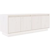 Maison Chic TV omarica - TV stojalo - Televizijska omarica bela 110x34x40 cm trdna borovina, (21699951) Cene
