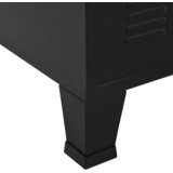  Industrijski sanduk za pohranu crni 75 x 40 x 80 cm čelični | shoptok.hr