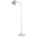 Markslöjd Sivo-bež stojeća svjetiljka s metalnim sjenilom (visina 130 cm) Tilt – Cijene