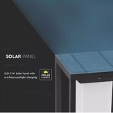  LED solarno svetlo sa senzorom SAMSUNG čip LED/2W/3,7V IP65 2600 mAh | Eponuda.com