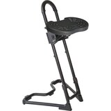 meychair Univerzalno naslonjalo za stojo, območje nastavitve višine 610 - 860 mm, črna PU-pena Cene
