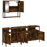  3-dijelni set kupaonskog namještaja boja hrasta drveni | shoptok.hr