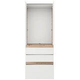 Lesnina XXXL OMARA ZA OBLAČILA, bela, hrast artisan | Shoptok.si