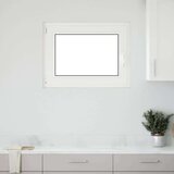vidaXL Kletno okno "RISOR" 80x70 cm vrtljivo-nagibno DIN levo belo | Shoptok.si