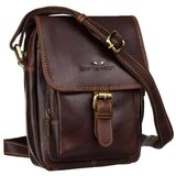 Peterson Torbe za čez ramo TorbaskrzanaPTNTB012COMCOGNAC55001 Kostanjeva Cene
