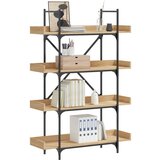 vidaXL Knjižna omara 4-nadstropna sonoma hrast 100x33x145,5cm inž. les Cene