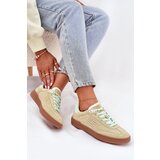 D.Franklin Suede Sports Shoes Sneakers Women Lime | Shoptok.si