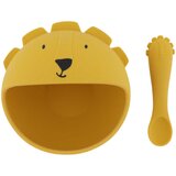Trixie set za jelo od silikona first baby meal mr. lion | shoptok.hr
