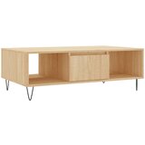 Maison Chic Klubska mizica - kavna mizica - Nizka mizica sonoma hrast 104x60x35 cm inženirski les, (21752823) Cene