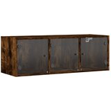  Zidni ormarić sa staklenim vratima boja hrasta 102 x 37 x 35 cm | Eponuda.com