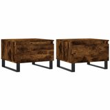  Stolići za kavu 2 kom boja hrasta 50x46x35 cm konstruirano drvo | shoptok.hr