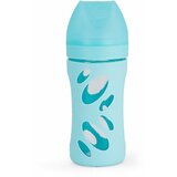 Twistshake Anti-colic staklena flašica za bebe 260ml svetloplava Cene