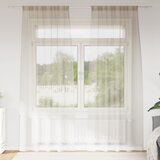 vidaXL Zavjese sa zavjesama 2 pcs Pijesak 140 x 225 cm Poliester | shoptok.hr