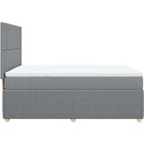  Krevet box spring s madracem svjetlosivi 140x200 cm od tkanine | shoptok.hr