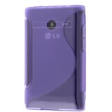  S silikonski ovitek LG E430 L3 II vijola Cene
