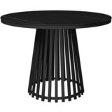 Bessagi Home Jedilna Miza Pela, Črna, Ø 110cm | Shoptok.si