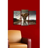 Wallity zidni sat 3PATCS-20, 66x45 cm, 3 dela Cene
