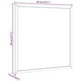 vidaXL Magnetna bijela ploča s okvirom od punog borovine 40x40 cm | shoptok.hr