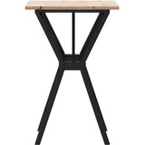  Blagovaonski stol Y-oblika 50x50x75 cm od borovine i čelik | shoptok.hr
